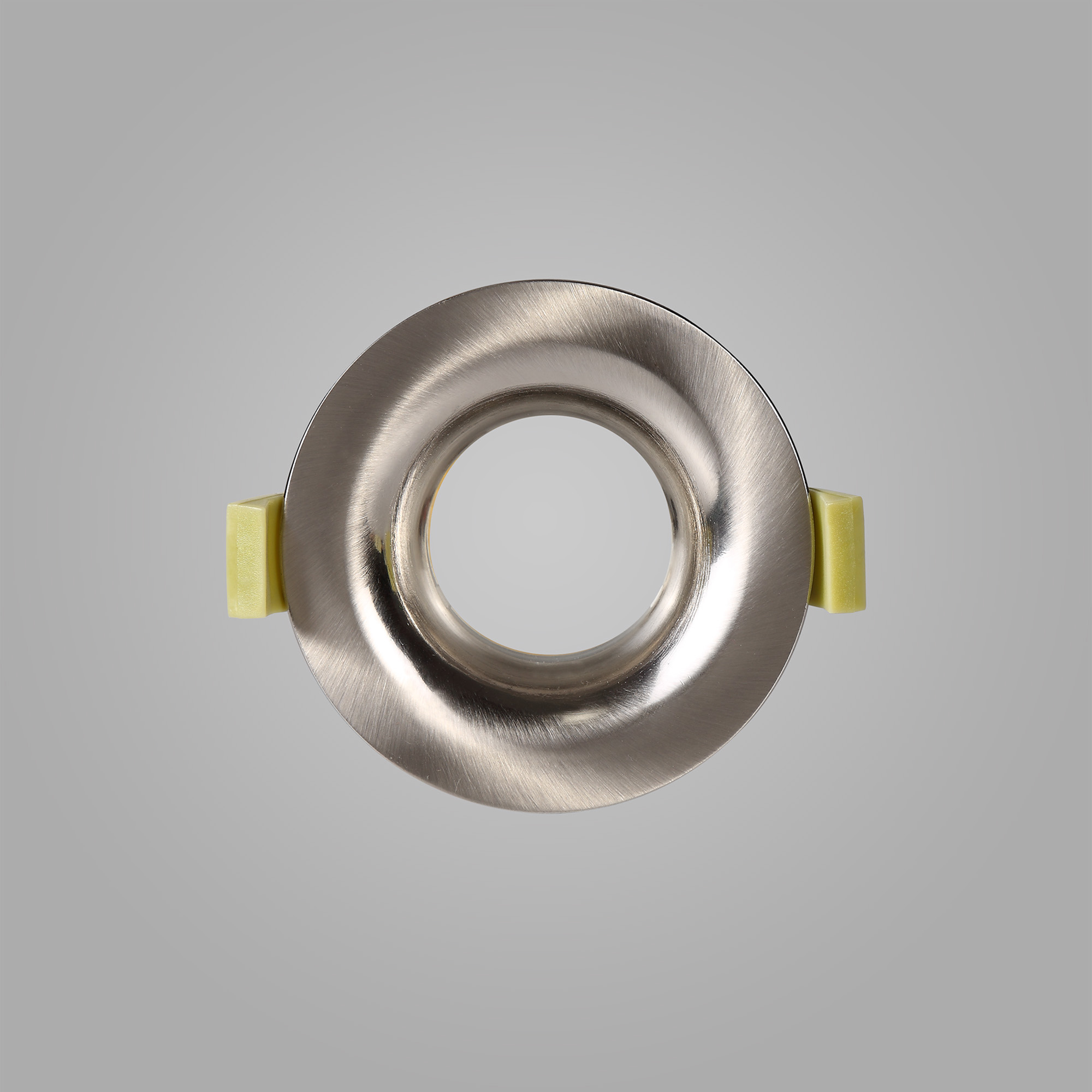 Bruve GU10 Recessed Round Satin Nickel IP65 Downlighter, Cut-Out 68mm DX200403  Dlux Bruve IP65